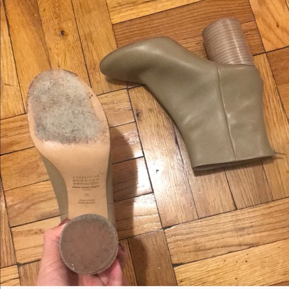 Maison Martin Margiela light nude boots